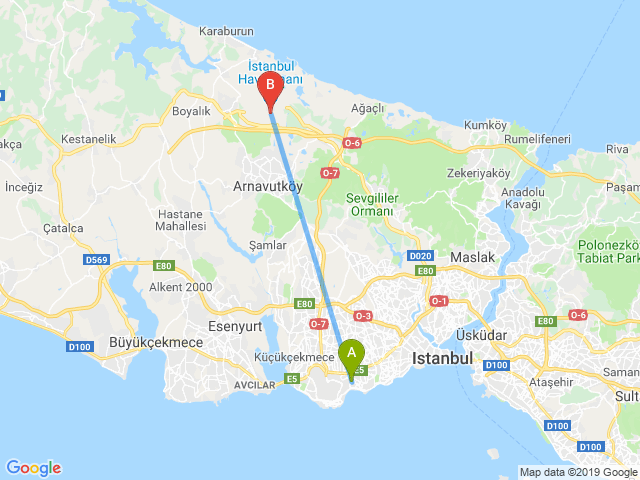 istanbul bakirkoy istanbul havalimani harita istanbul bakirkoy istanbul havalimani yol haritasi
