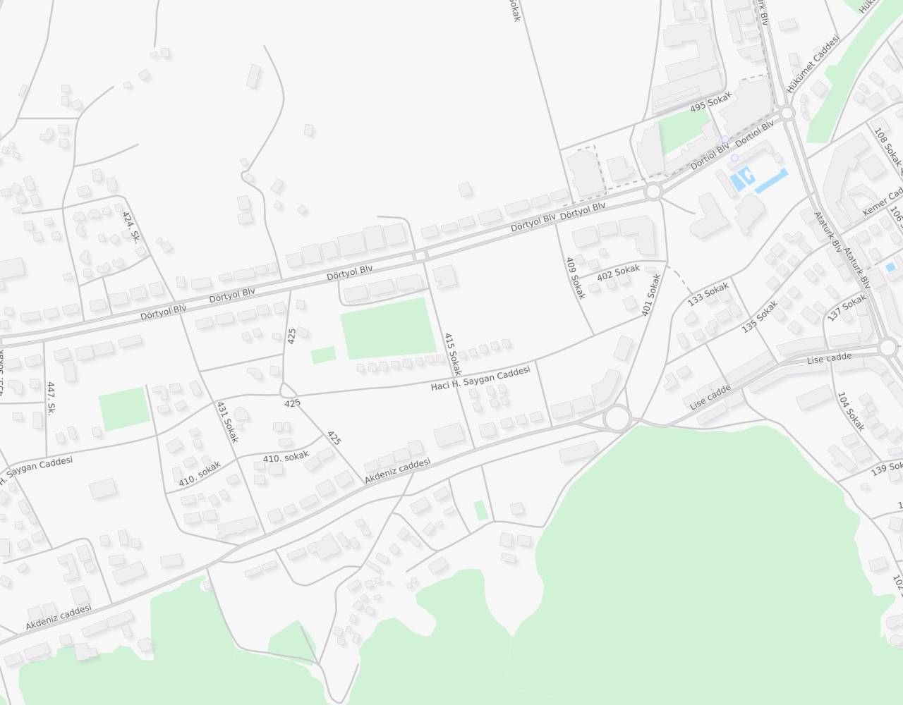 415. Sokak Yeni Kemer Antalya harita