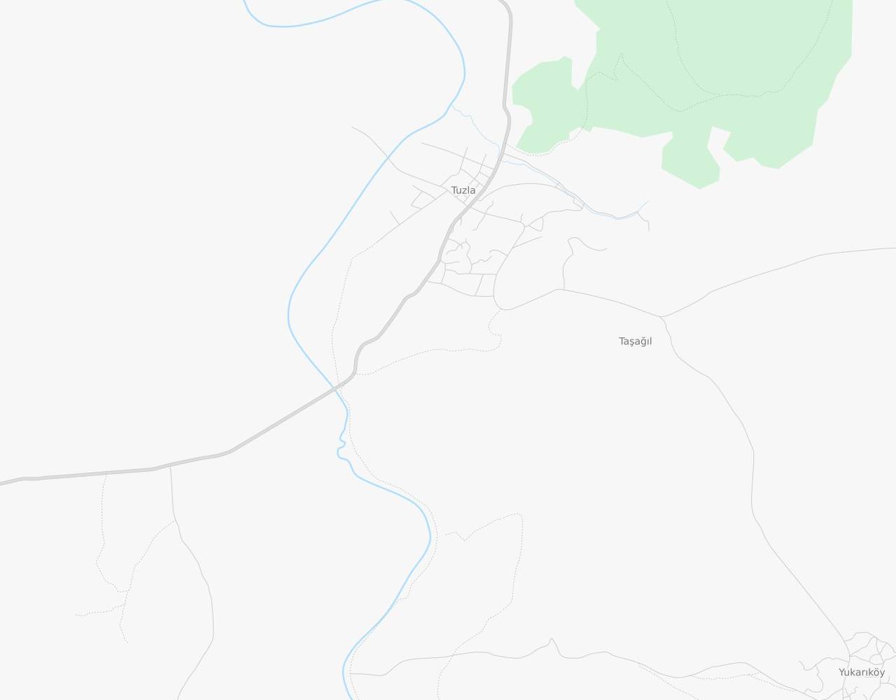 Ayvacık Tuzla Köyü harita