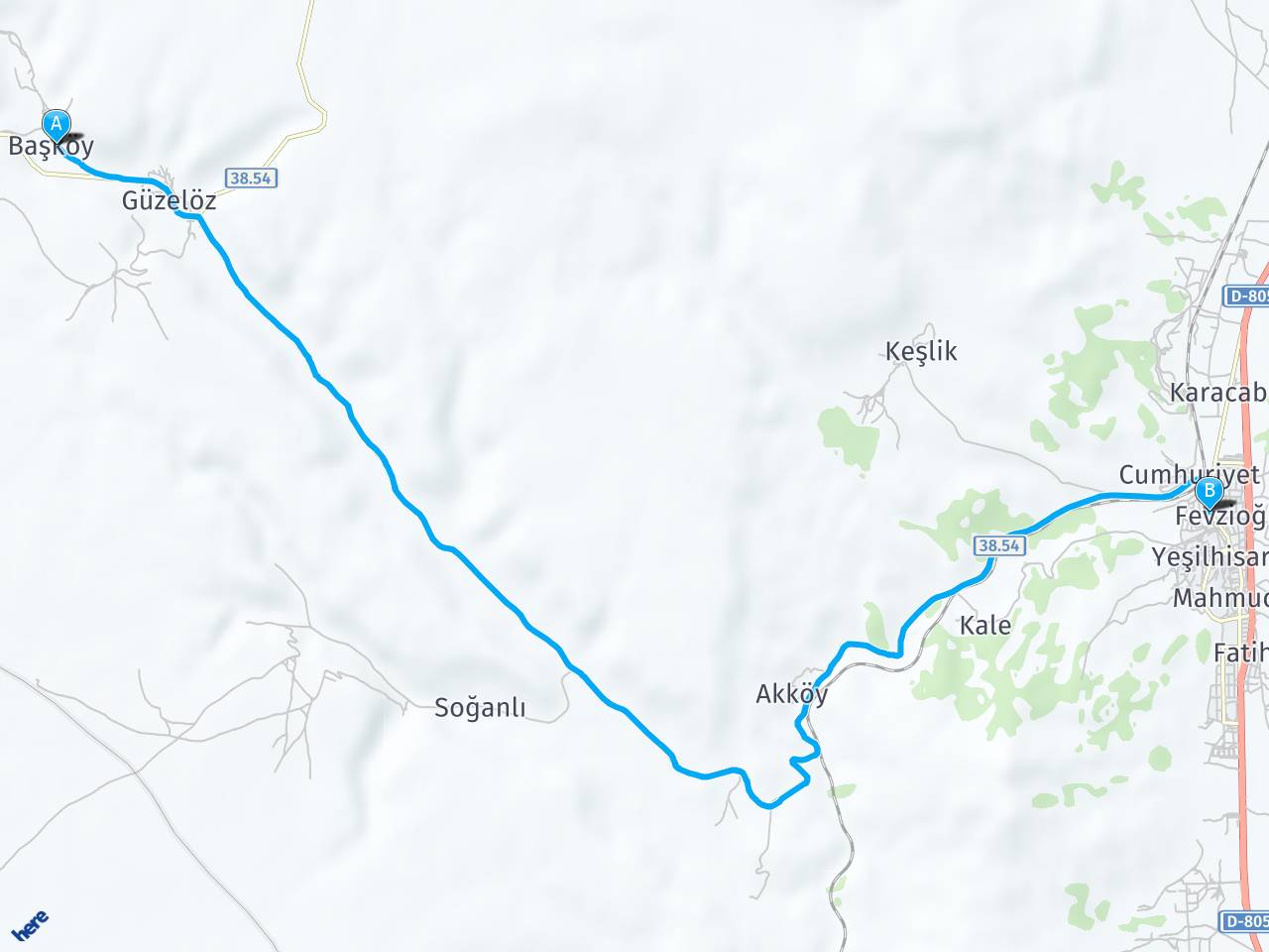 yeşilhisar kayseri hava durumu