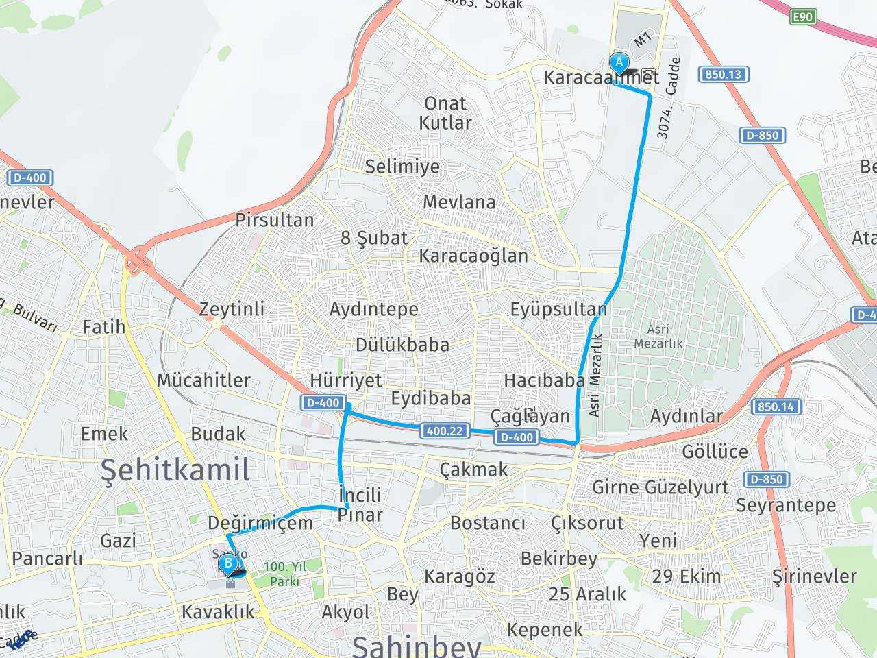 gaziantep otogari gaziantep sankopark arasi mesafe gaziantep otogari gaziantep sankopark yol haritasi gaziantep otogari gaziantep sankopark kac saat kac km