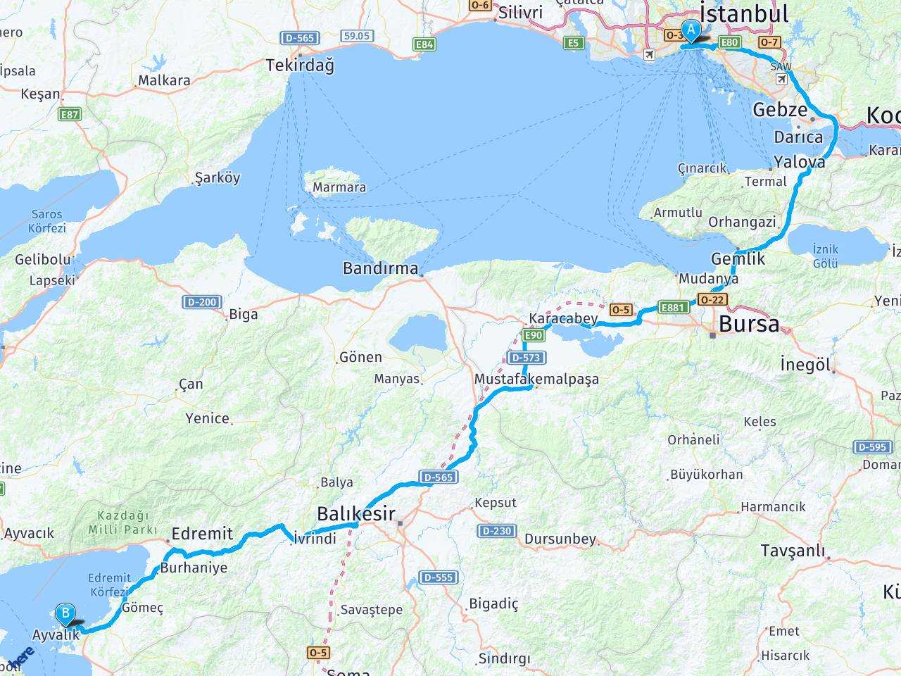 istanbul cunda adasi arasi mesafe istanbul cunda adasi yol haritasi istanbul cunda adasi kac saat kac km