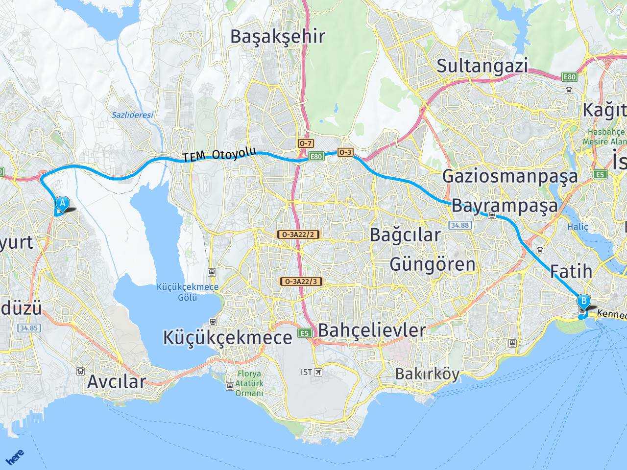 İstanbul Yenikapı Yol Tarifi. İstanbul Esenyurt-İstanbul Yenikapı Nasıl ...