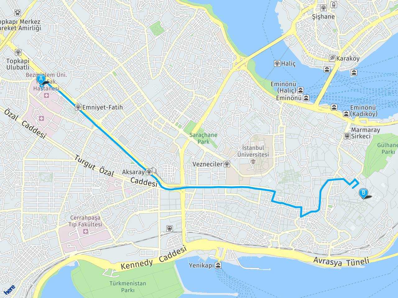 İstanbul, Fatih İstanbul, Mimaroba Arası Kaç Kilometre?