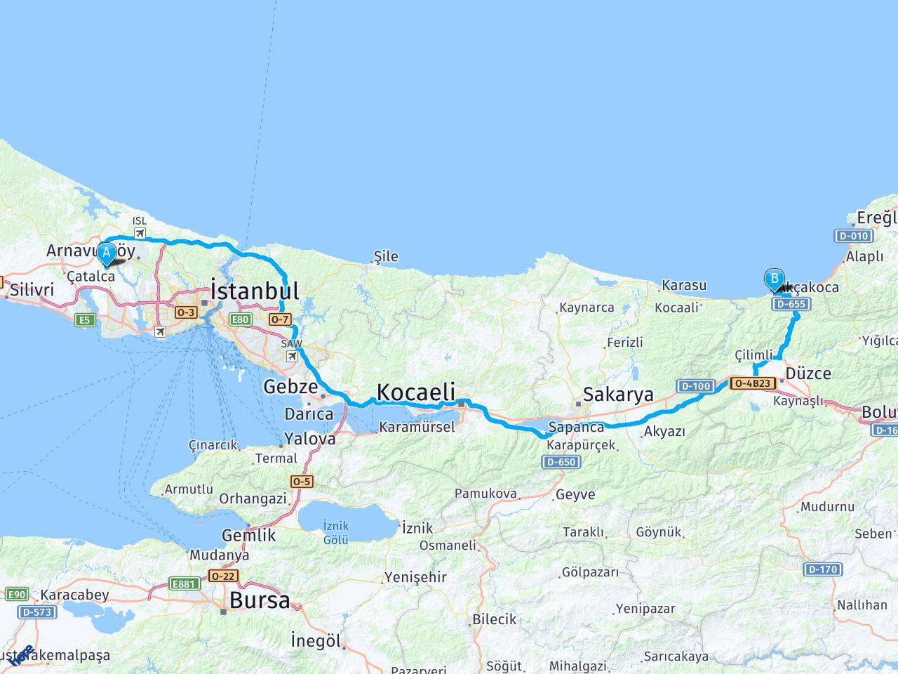 istanbul hadimkoy duzce akcakoca arasi mesafe istanbul hadimkoy duzce akcakoca yol haritasi istanbul hadimkoy duzce akcakoca kac saat kac km