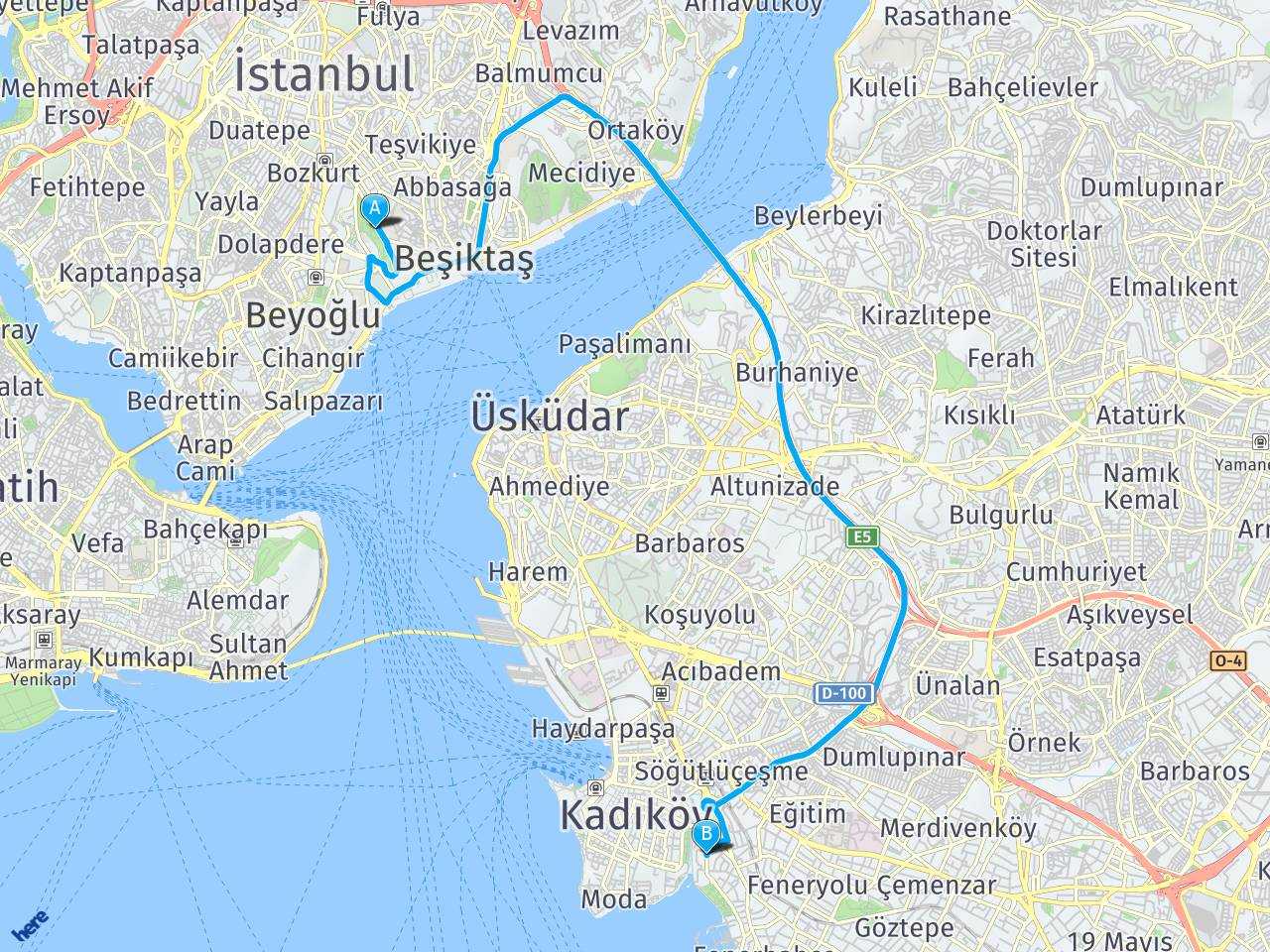İstanbul, Maçka İstanbul, Kızıltoprak haritası