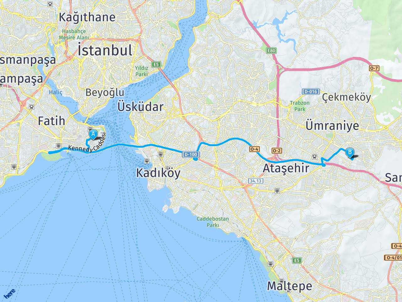 İstanbul Samandıra Metro Tesisleri Dudullu Organize Sanayi Bölgesi