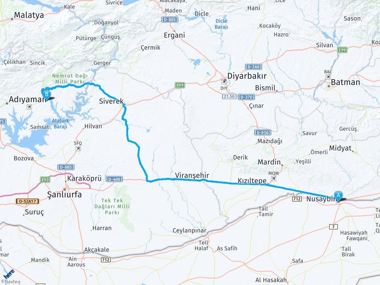 mardin nusaybin adiyaman menzil arasi mesafe mardin nusaybin adiyaman menzil yol haritasi mardin nusaybin adiyaman menzil kac saat kac km