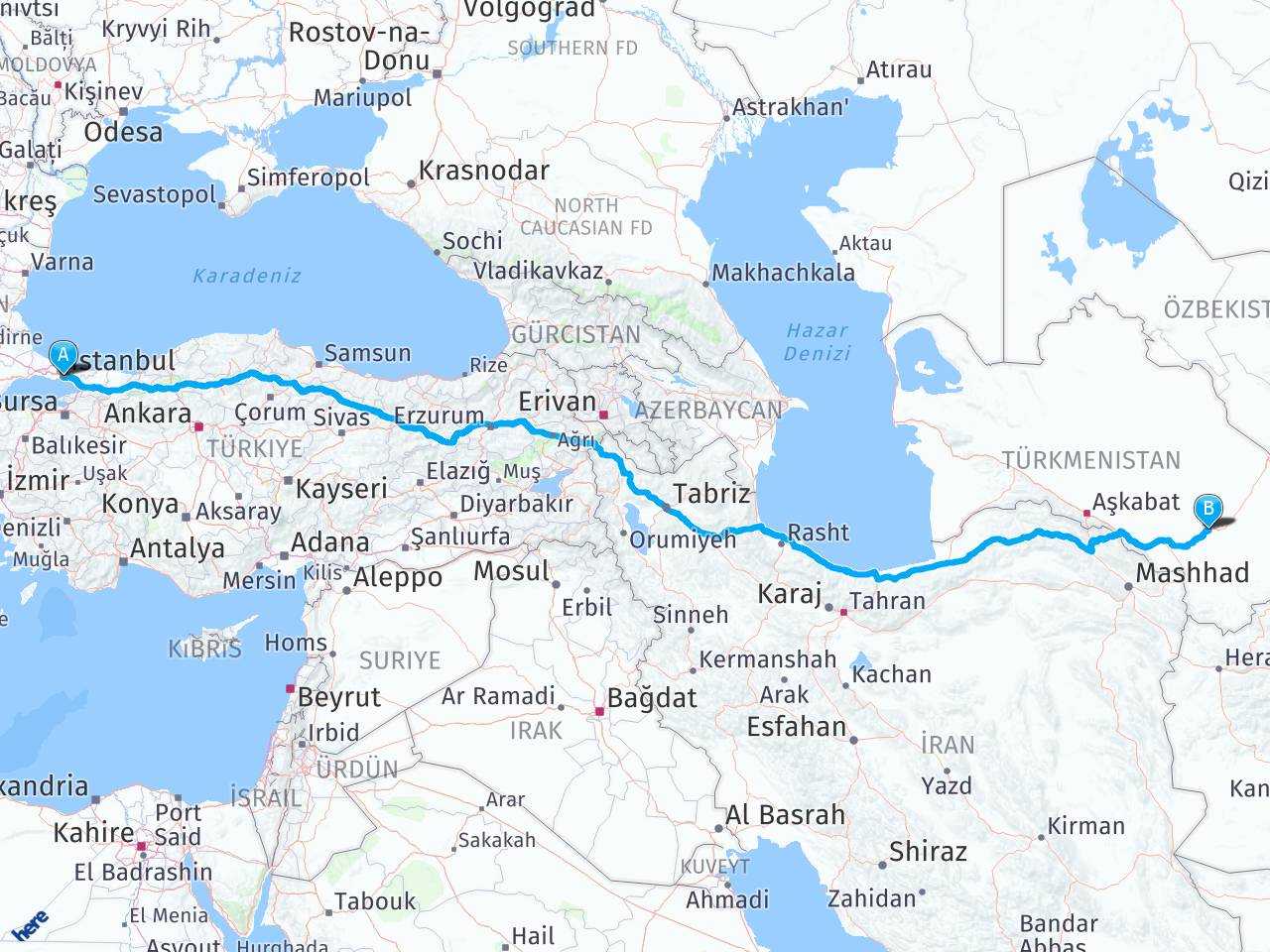 turkiye istanbul turkmenistan dasoguz arasi mesafe turkiye istanbul turkmenistan dasoguz yol haritasi turkiye istanbul turkmenistan dasoguz kac saat kac km