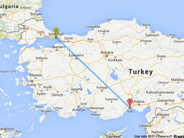 istanbul mersin arasi mesafe istanbul mersin yol haritasi istanbul mersin kac saat kac km
