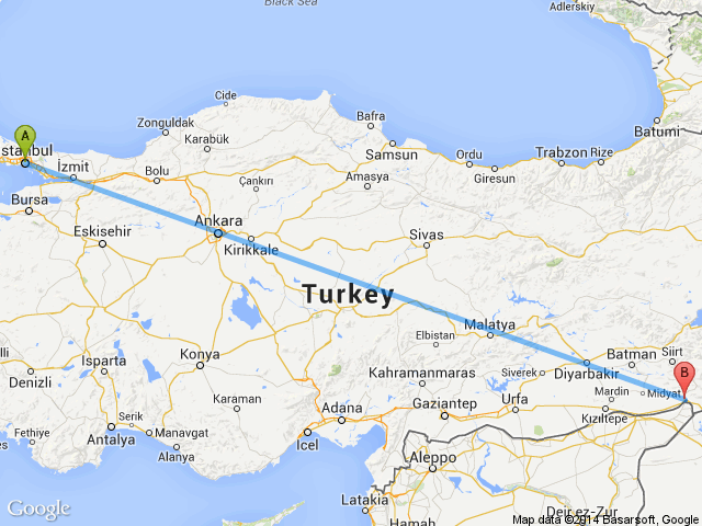 istanbul sirnak cizre arasi mesafe istanbul sirnak cizre yol haritasi istanbul sirnak cizre kac saat kac km