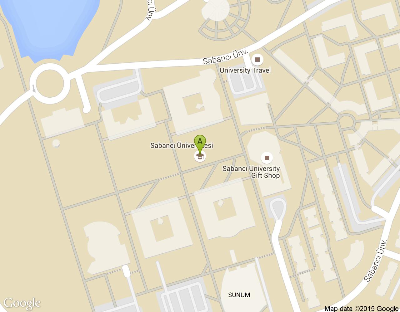 Sabancı Üniversitesi harita