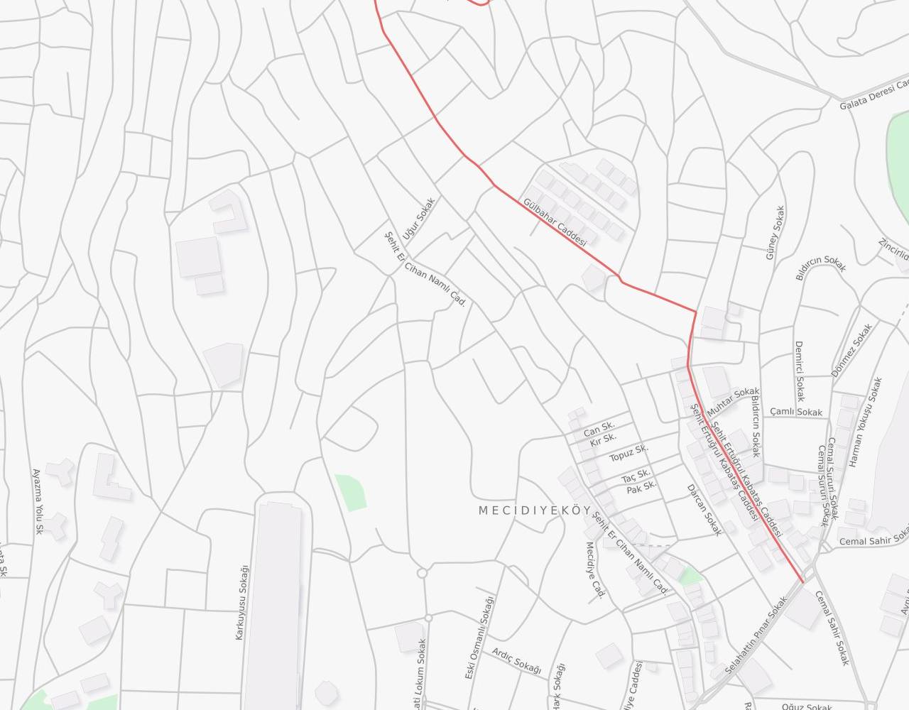 Ağaoğlu Sokak Mecidiyeköy Şişli İstanbul harita