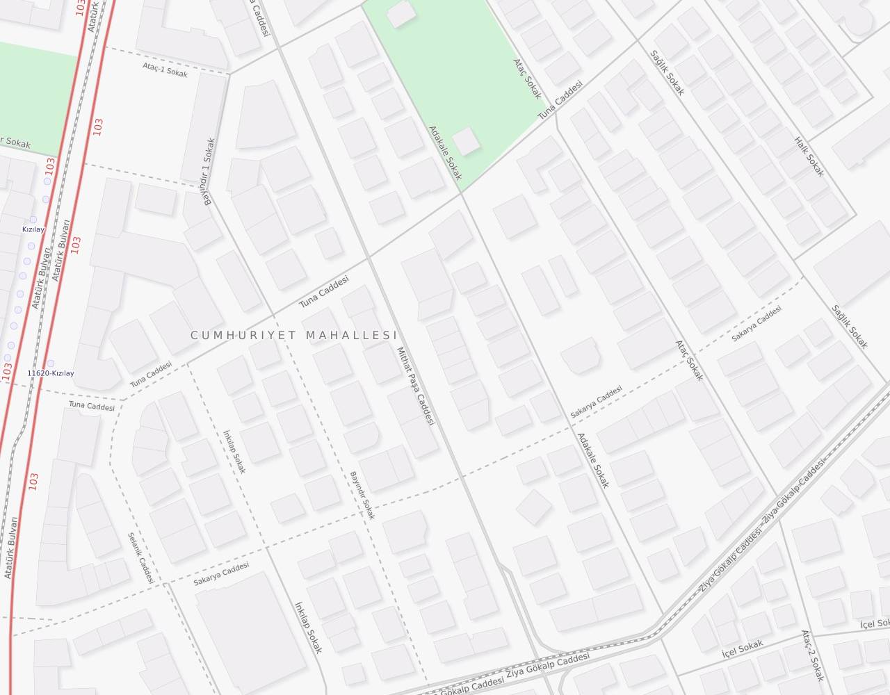 Ankara Kizilay Mithatpaca Caddesi 25/15 Sahn 1goruntuleme Merkezi harita
