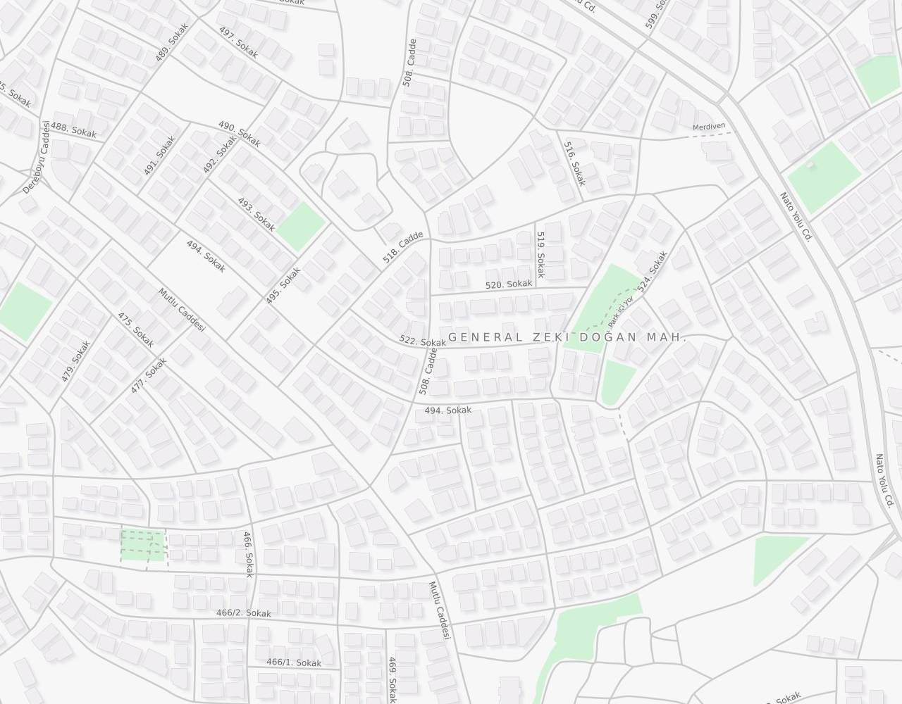 Ankara Mamak General Zeki Doğan Mahallesi 522 Sok harita