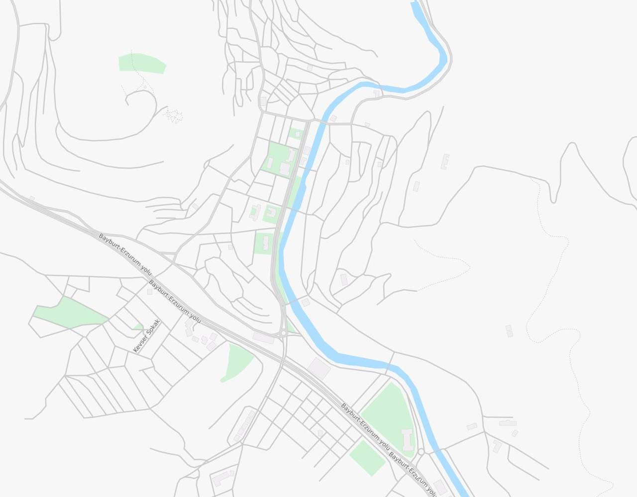 Bayburt Zahit Mahallesi harita