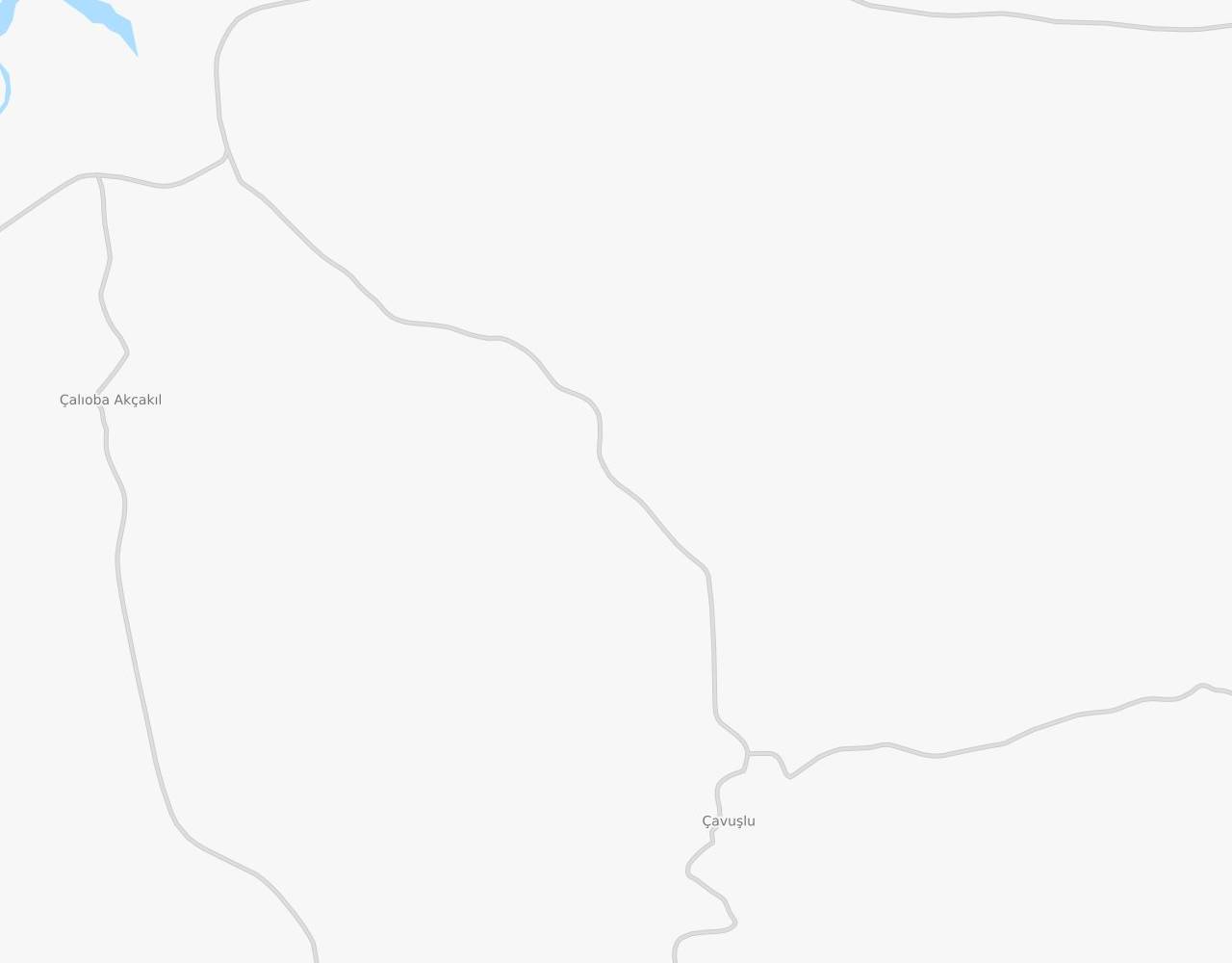 Bayramic Çavuşlu Köyü harita