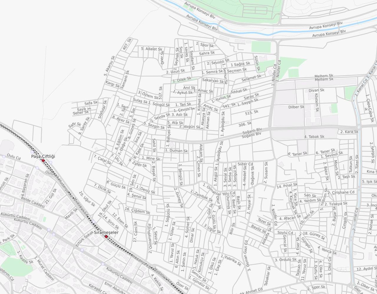 Bursa Alemdar Mahallesi harita