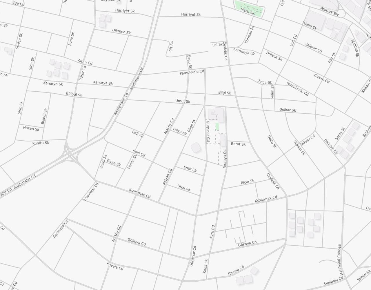 Bursa Nilüfer Görükle Dumlupınar Mahallesi harita