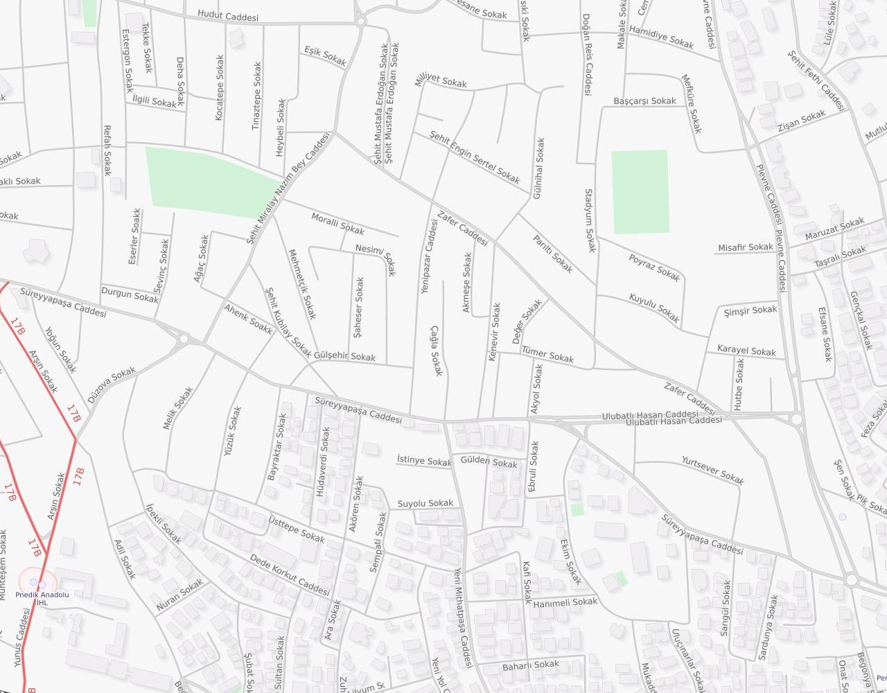 Çağla Sokak Yeni Pendik İstanbul harita