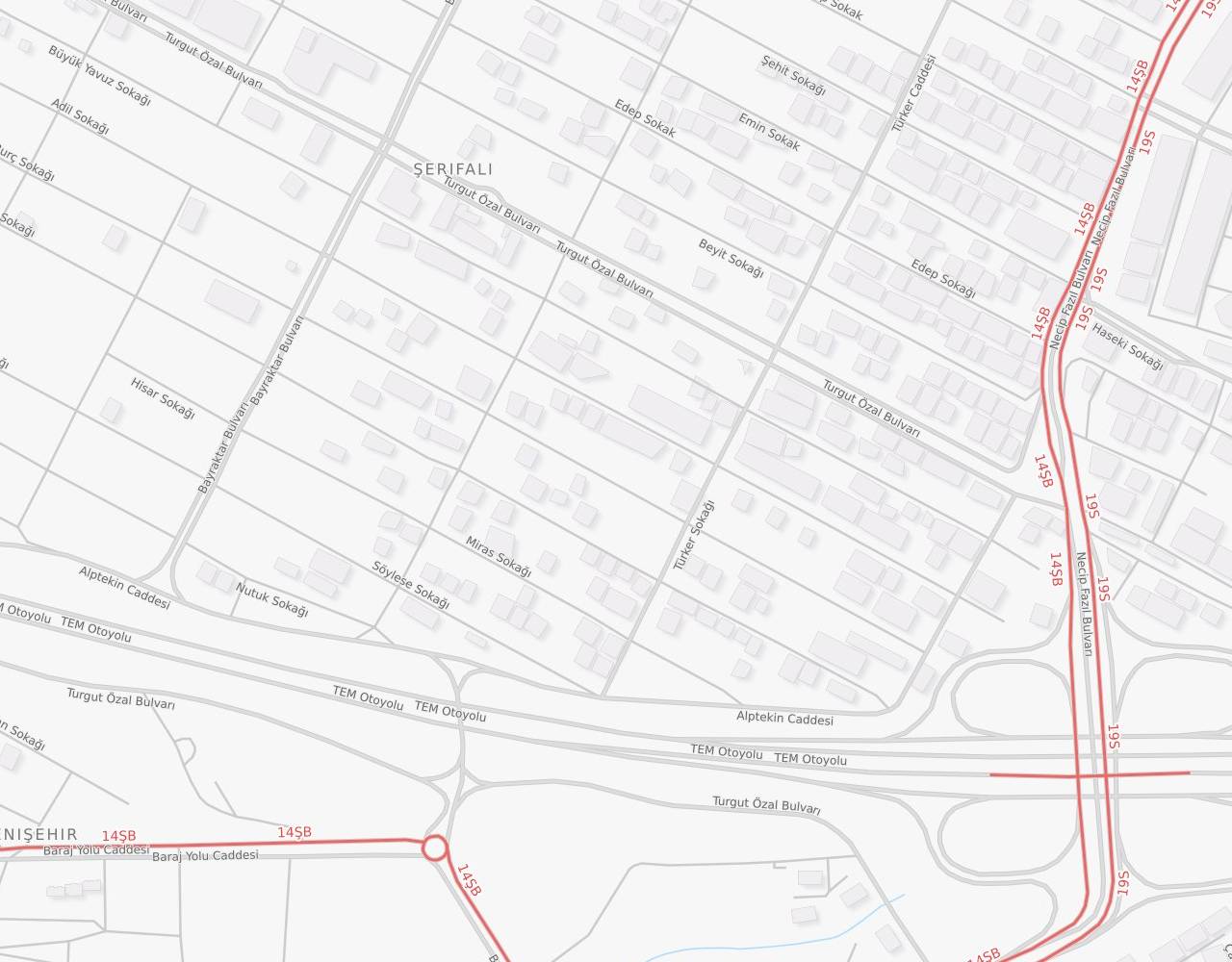 Dergah Sokak Şerifali Ümraniye İstanbul harita