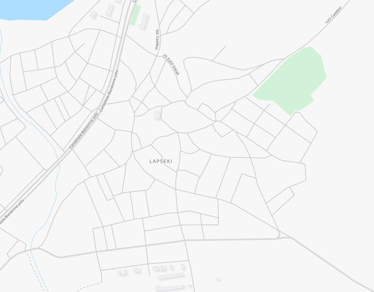 Düğüm Sokak Merkez Lapseki Çanakkale harita