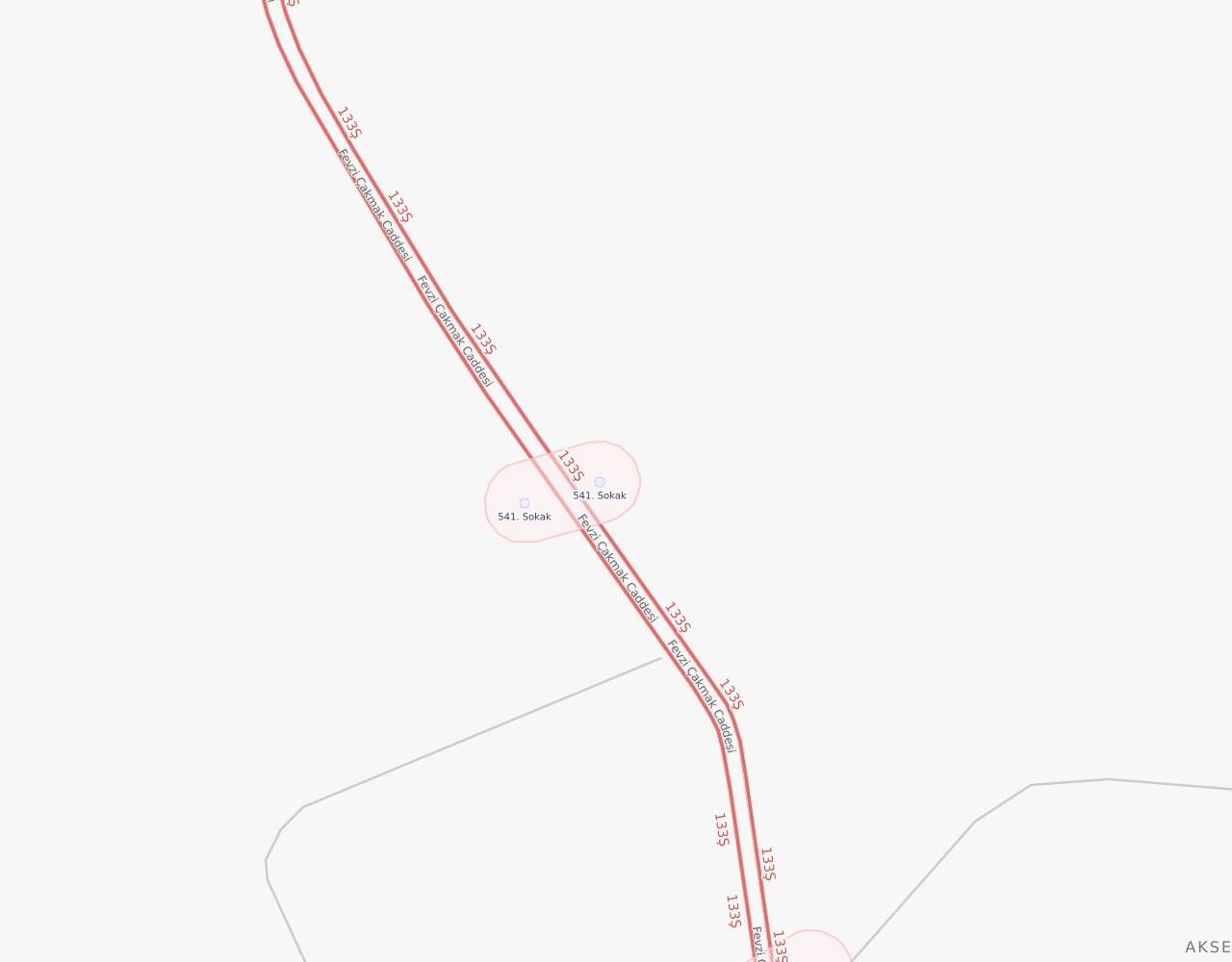 Fevzi Çakmak Caddesi Akse Çayırova Kocaeli harita