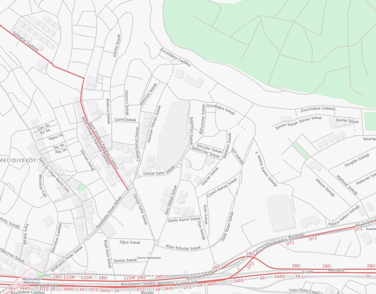 Gülbahar Mah.avnidilligil Sokak Mecidiyeköy harita