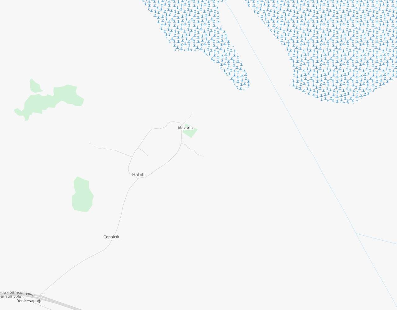 Hacıllı Köyü harita