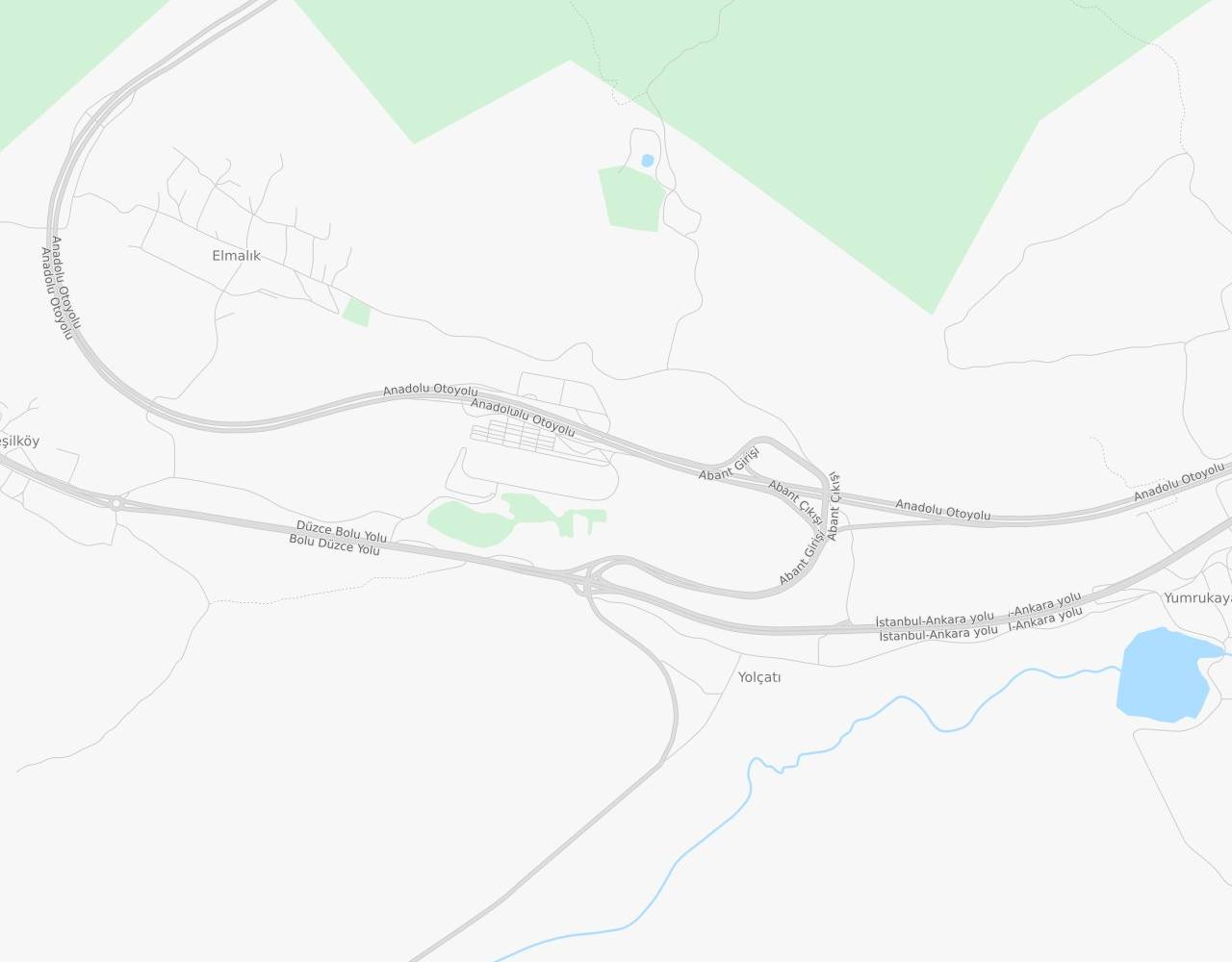 Highway Outlet Yolçatı Merkez Bolu Bolu harita