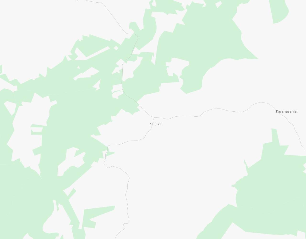 İnegöl Sülüklügöl Köyü harita