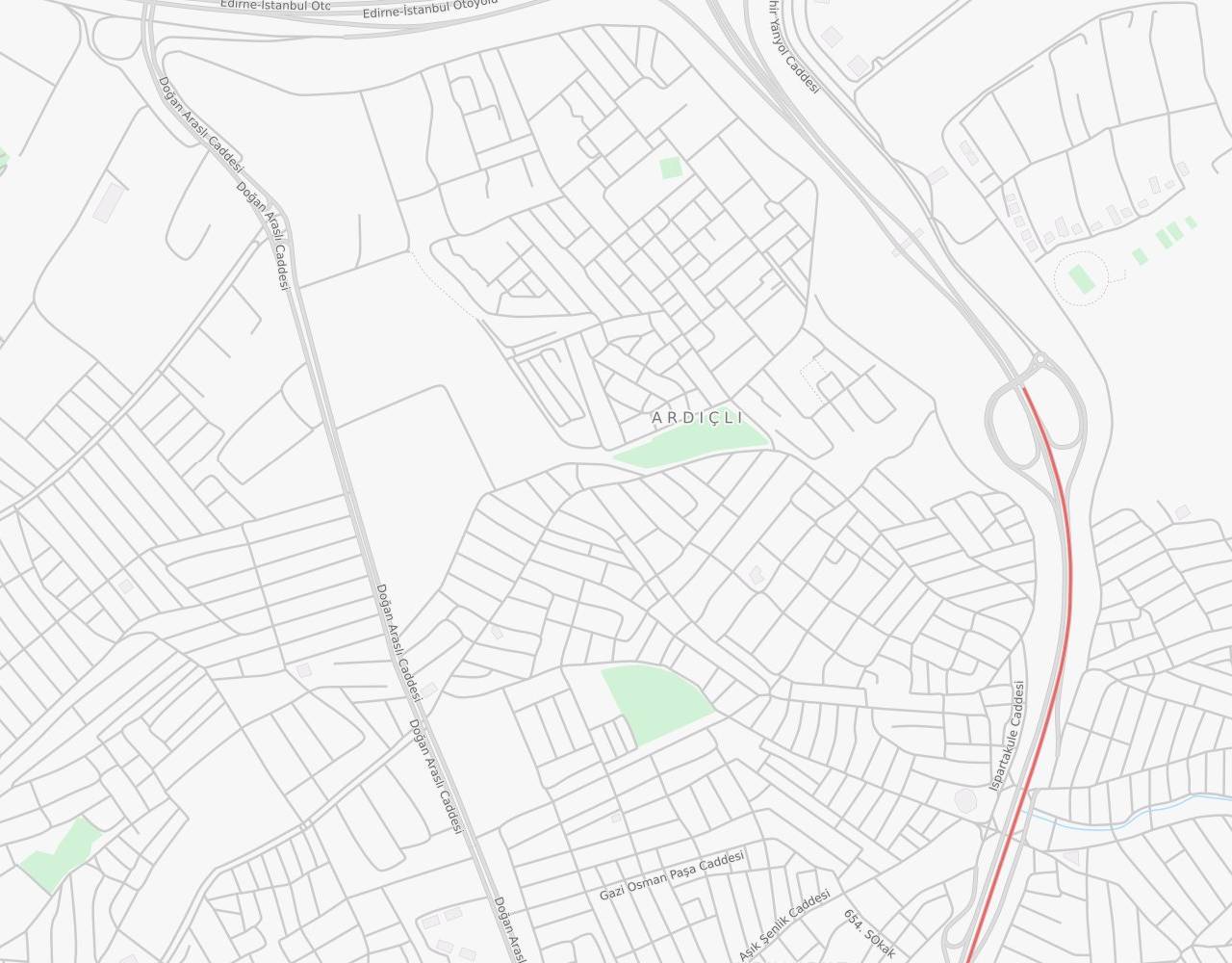 İspartakule Caddesi Esenyurt İstanbul harita