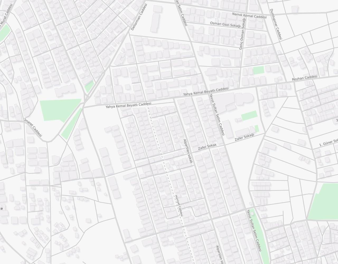 İstanbul Küçükçekmece Cennet Mahallesi Özen Sokak harita