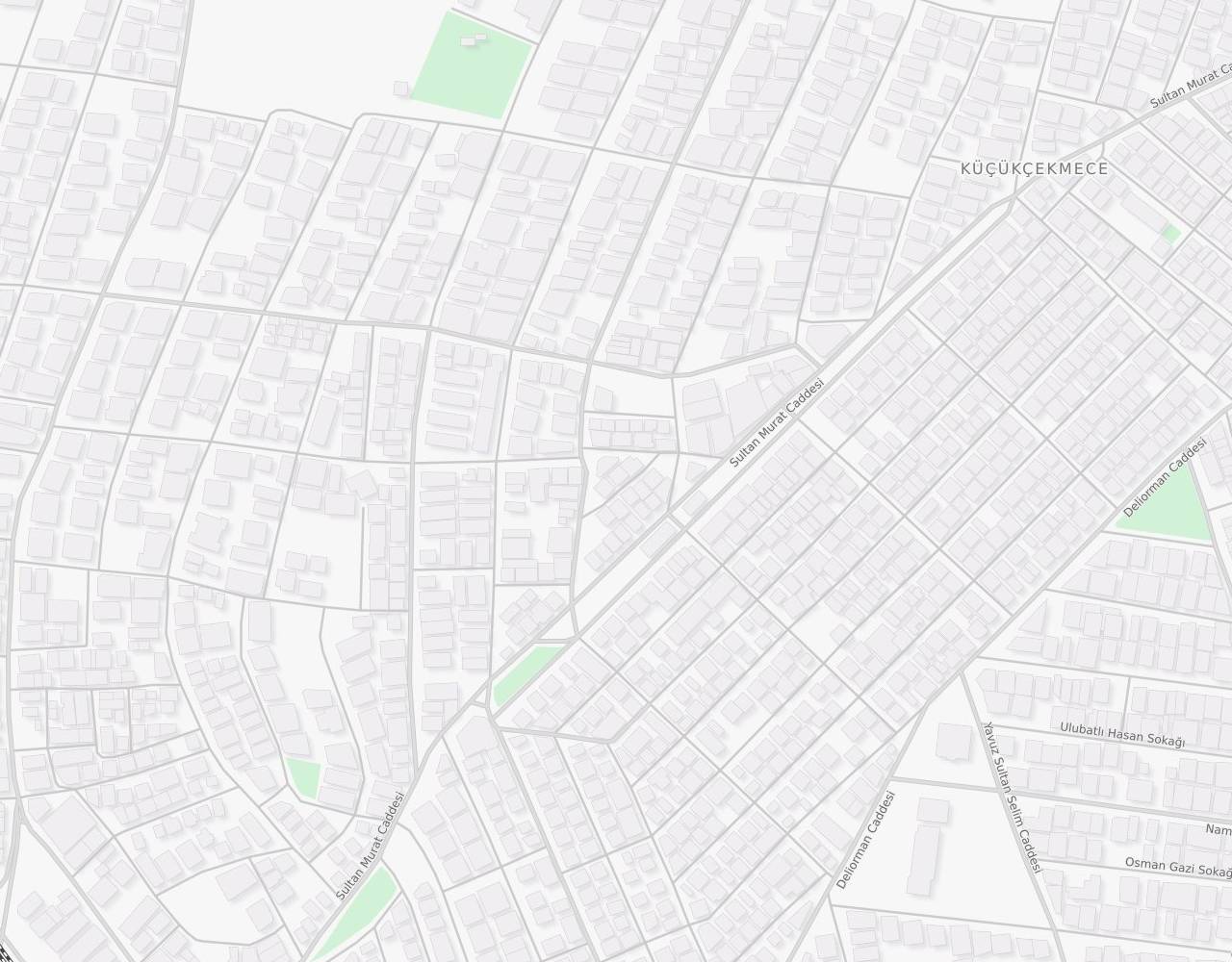 İstanbul Küçükköy Huriyet Mah harita