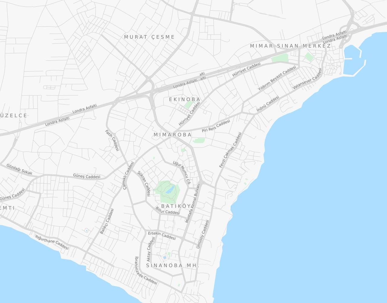 İstanbul Mustafa Kemal Marmaray harita