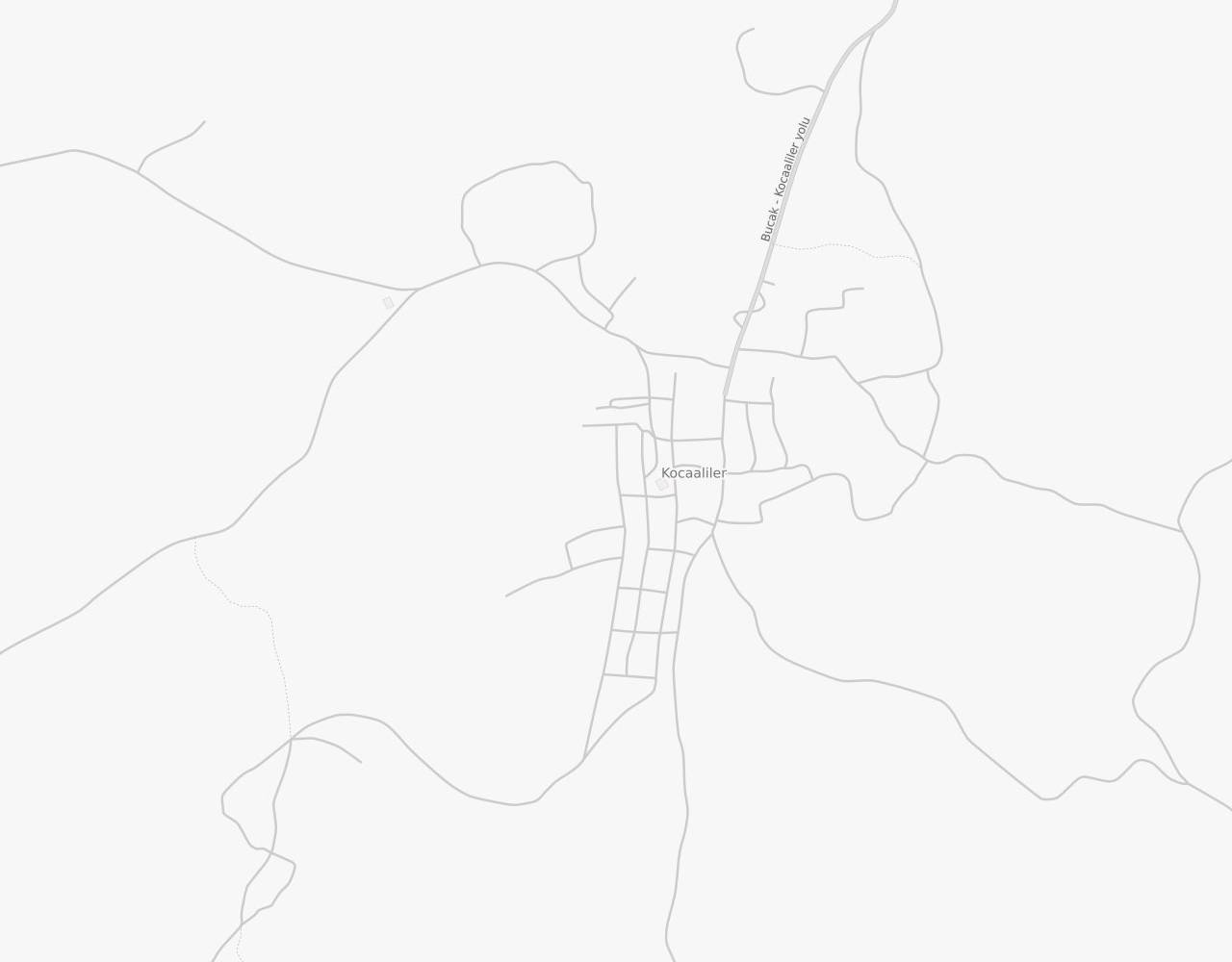 İstiklal Caddesi Kocaaliler Camii Bucak Burdur harita