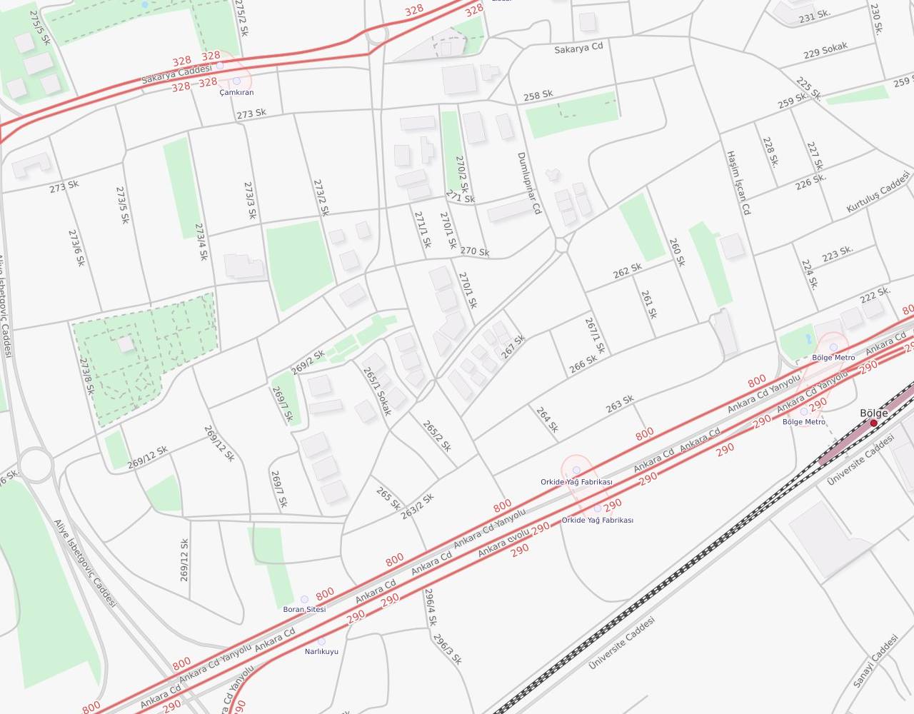 İzmir Bayraklı Mansuroğlu Mahallesi harita