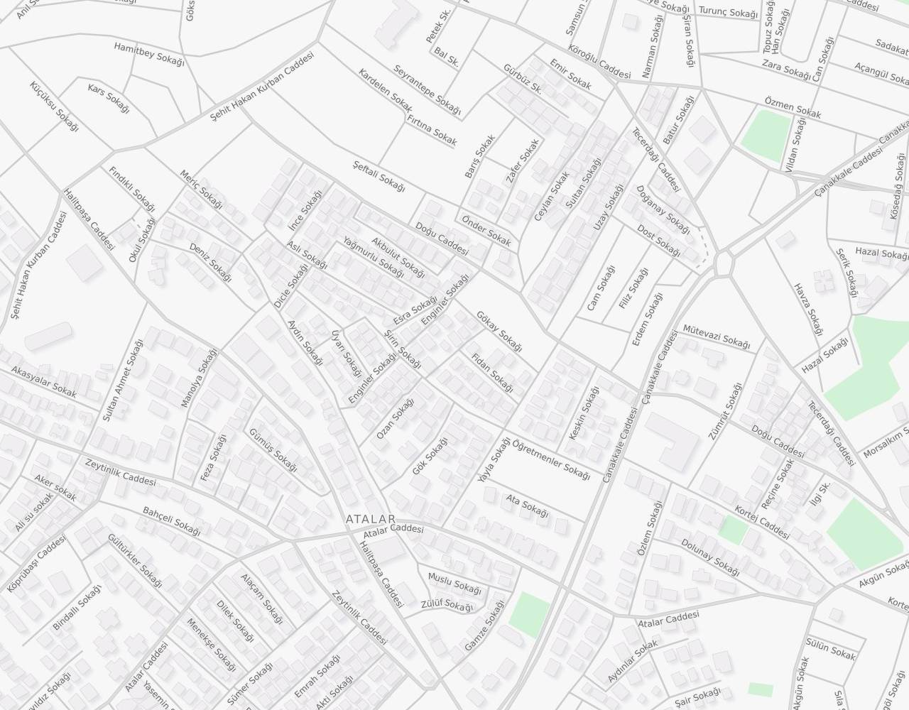 Kanun Sokak Atalar Kartal İstanbul harita