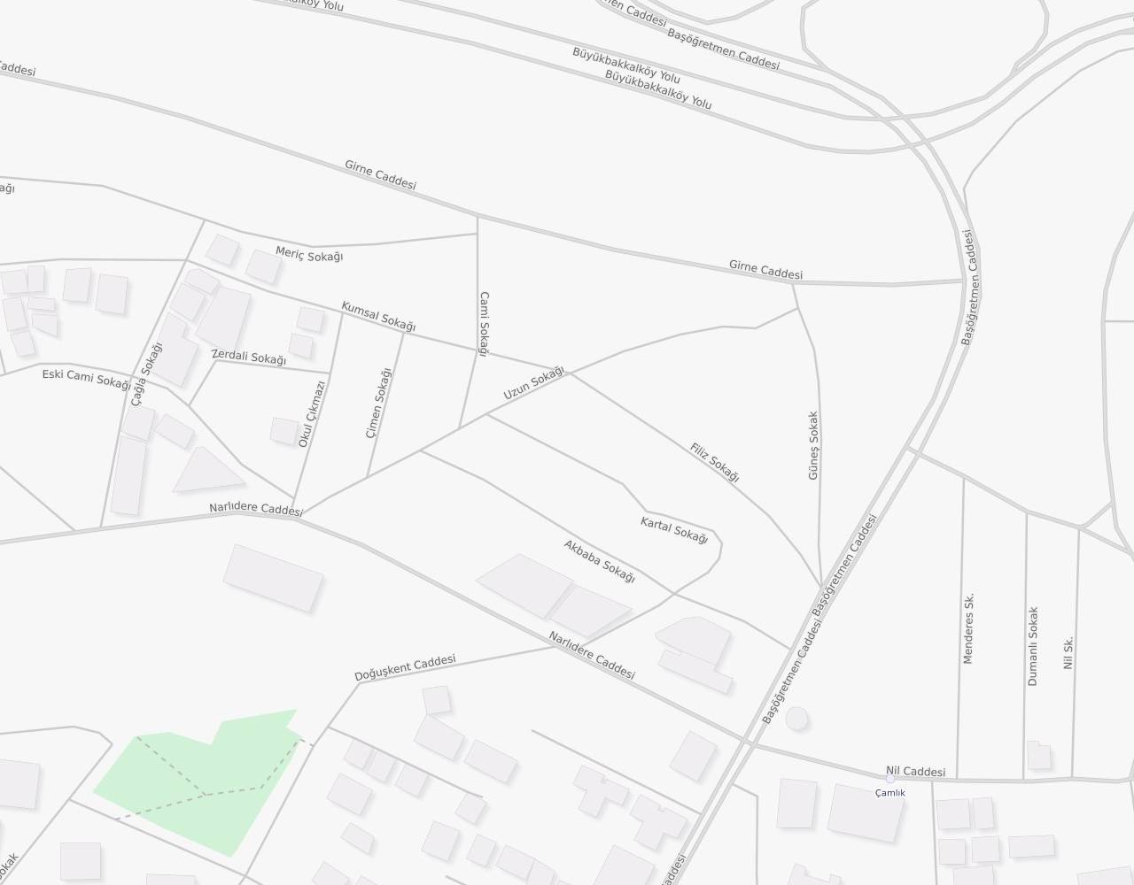 Kartal Sokak Girne Maltepe İstanbul harita