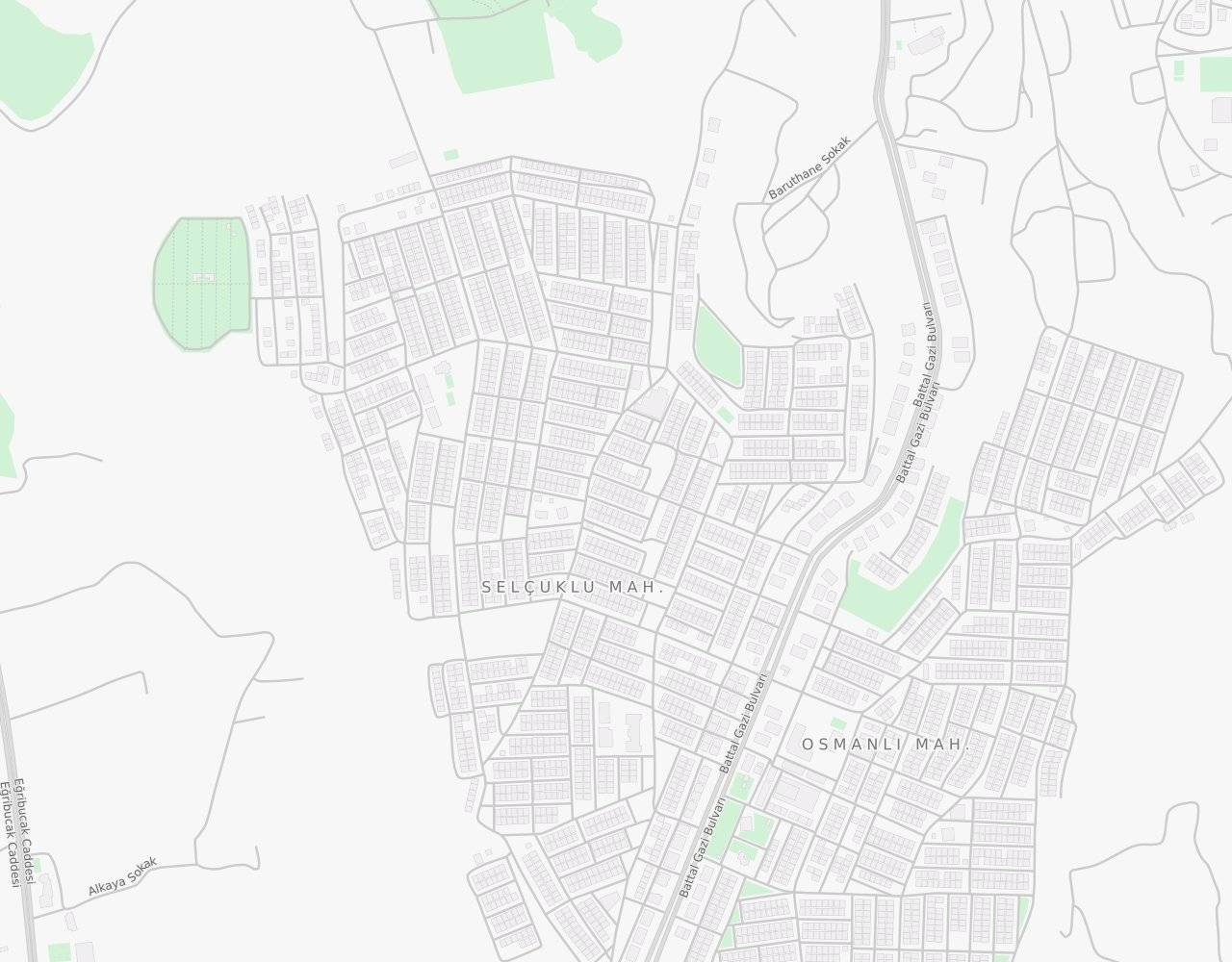 Kayseri Selçuklu Mahallesi harita