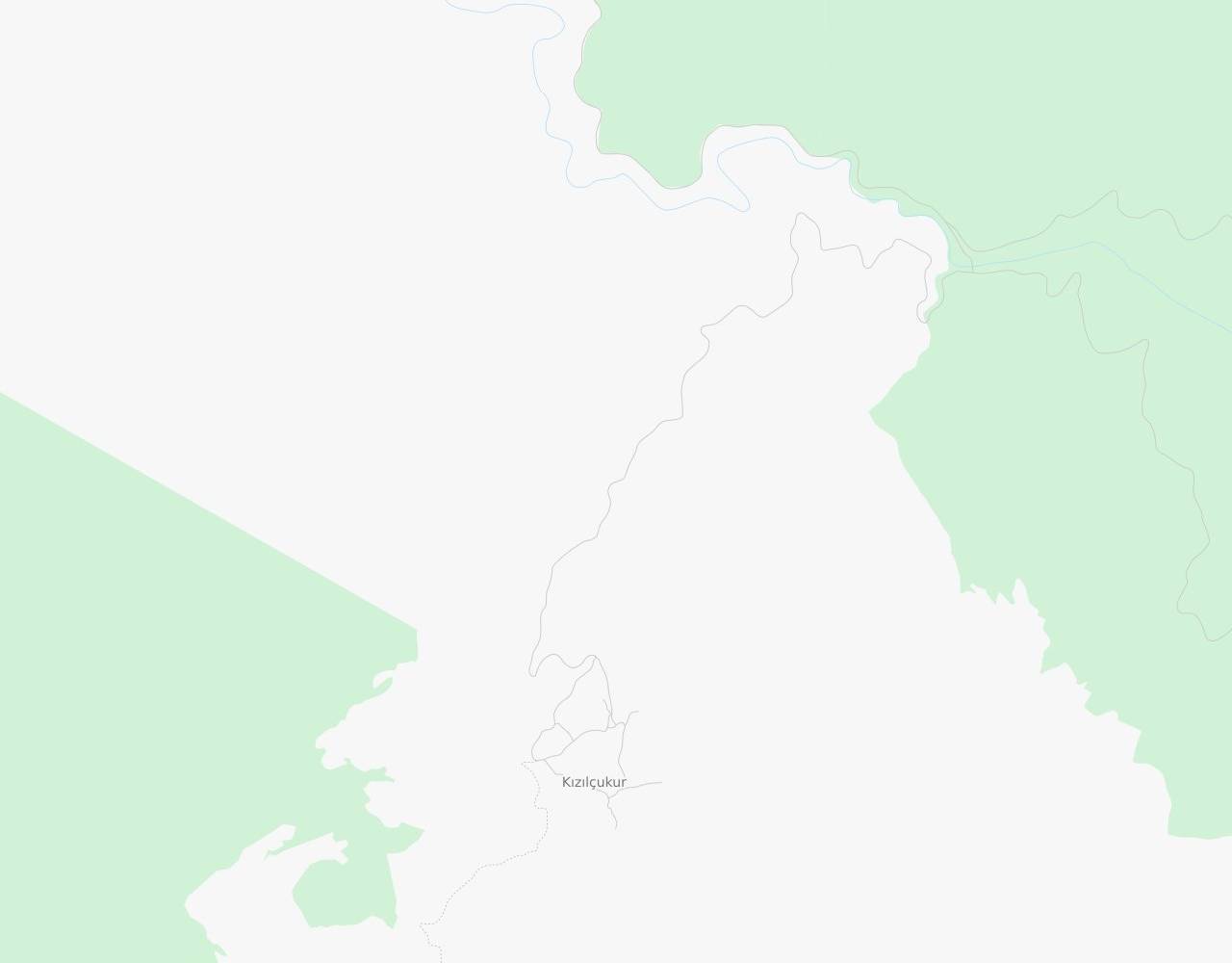 Kızılçukur Köyü Yolu Kızılçukur Bigadiç Balıkesir harita