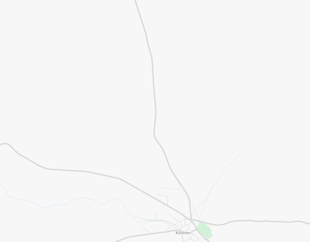Kızılören Köyü Yolu Dazkırı Afyonkarahisar harita