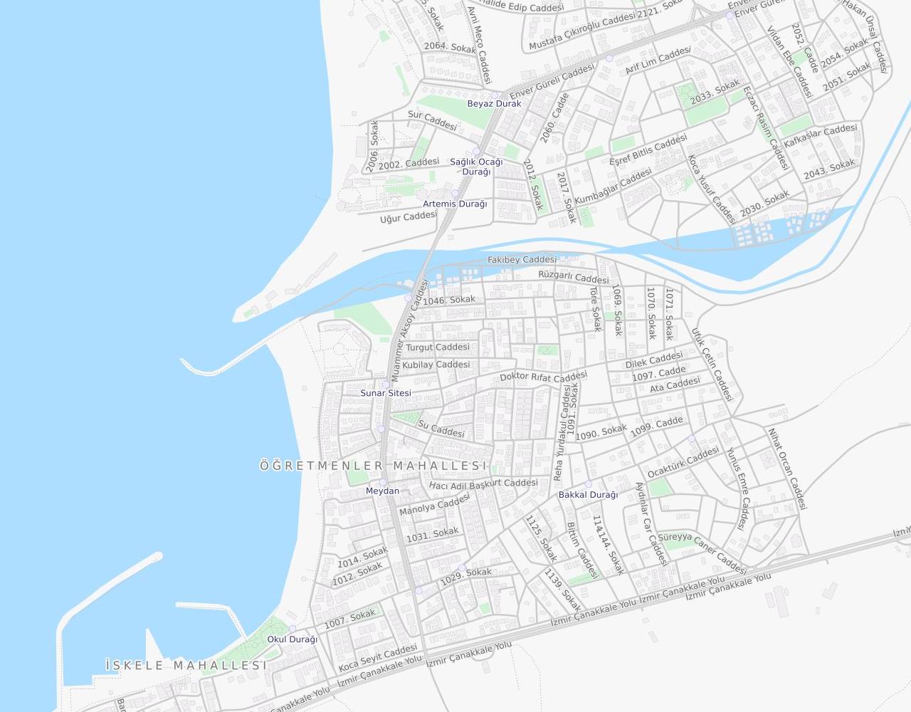 Kubilay Caddesi İskele Burhaniye Balıkesir harita