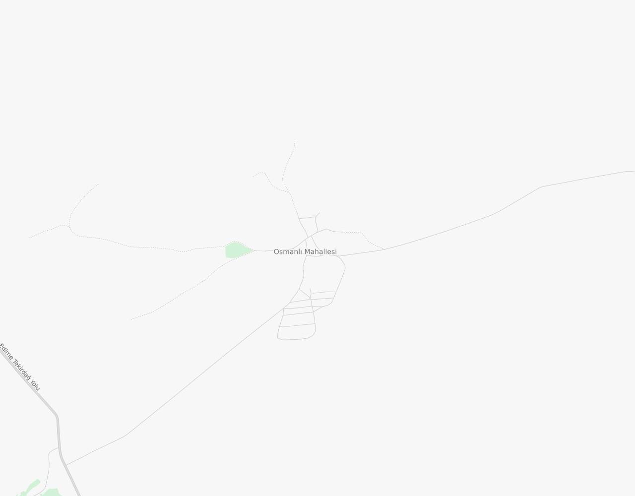 Osmanlı Köyü Yolu Osmanlı Süleymanpaşa Tekirdağ harita