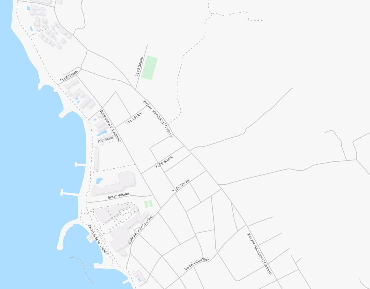 Poyraz Sokak Turgutreis Bodrum Muğla harita