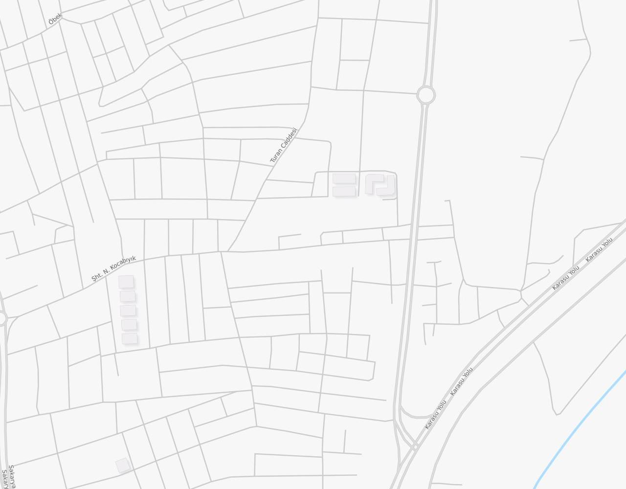Sakarya Adapazarı Şehit Mehmet Nuri Koca Bıyık Sokak harita