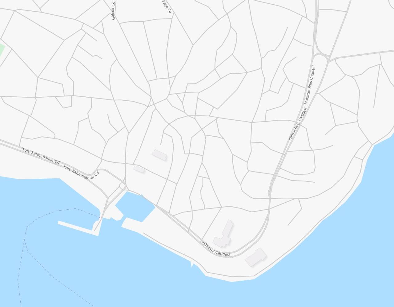 Tekke Sokak Yazıcızade Gelibolu Çanakkale harita