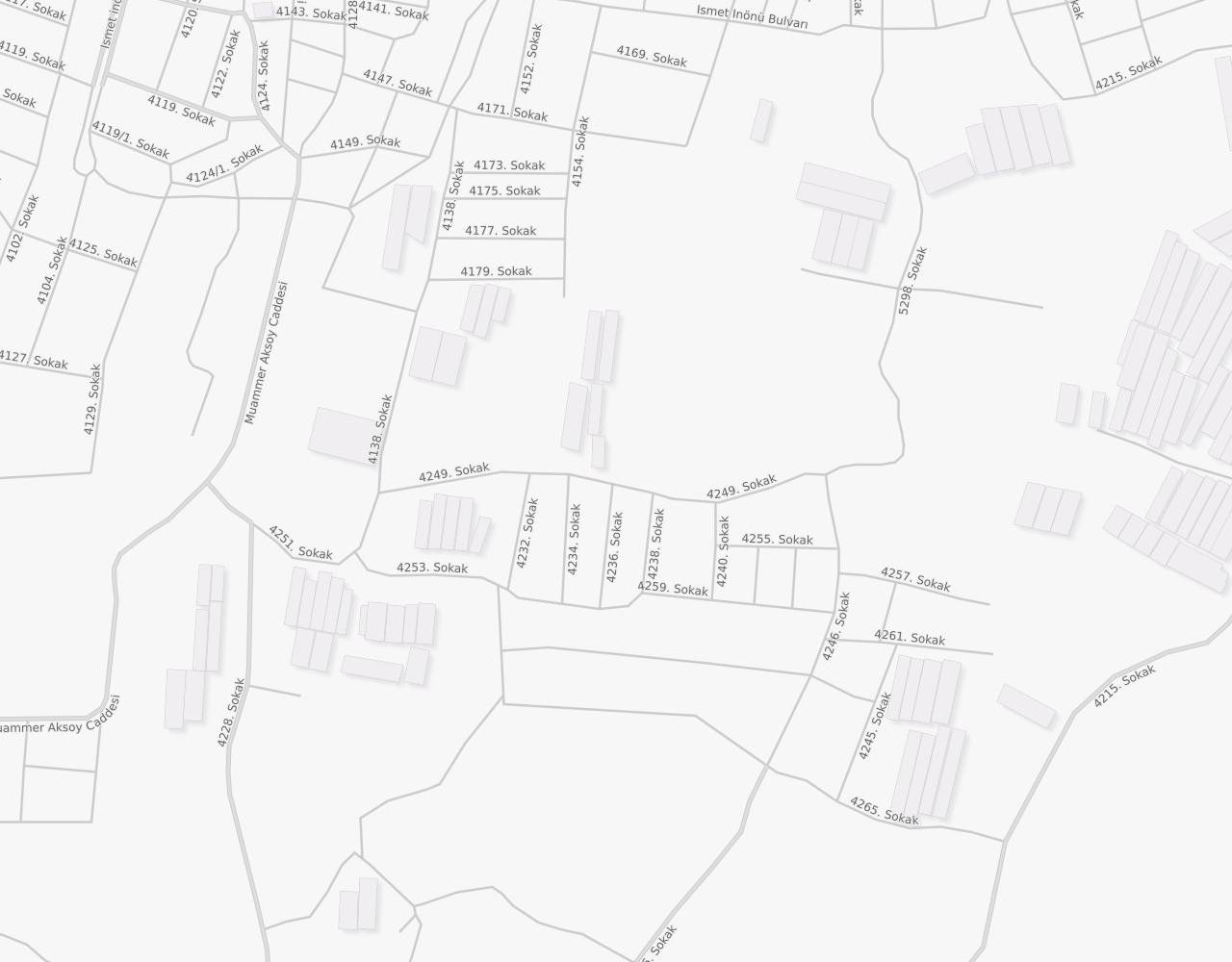 Urla Şirinkent Mh 4249 Sk. harita