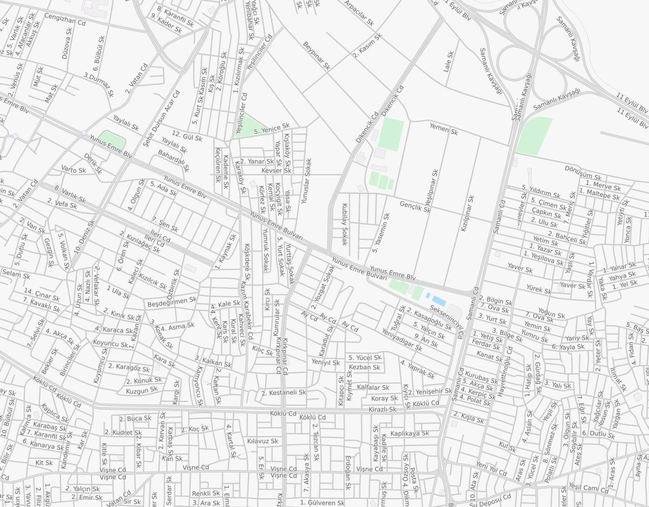 Yunusemre Caddesi Yunusemre Yıldırım Bursa harita