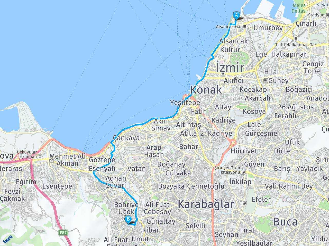 Alsancak ,lsancak İzmir İzmir Limontepe haritası